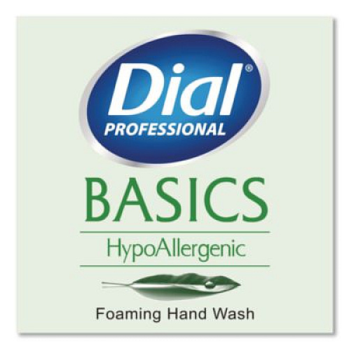 Dial Professional Basics Hypoallergenic Foaming Hand Wash, Aquatic, 10 oz Pump Bottle (35432EA)