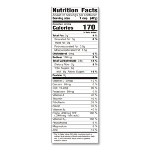 Post Honey Bunches of Oats with Almonds, 2 Bags/Box, 48 oz Box (22002622)
