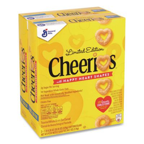 Cheerios Breakfast Cereal, 2 Bags/Box, 40.7 oz Box (22002623)