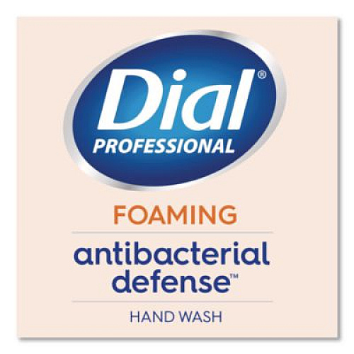 Dial Professional Original Antibacterial Defense Foaming Hand Wash, Original, 10 oz, 8/Carton (35446)