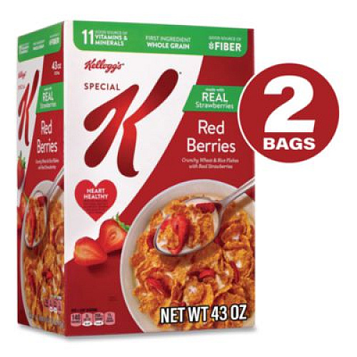 Kellogg's Special K with Berries Cereal, 2 Bags/Box, 43 oz Box (22002625)