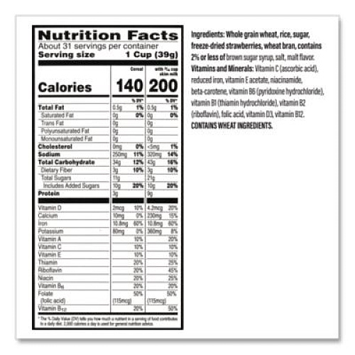 Kellogg's Special K with Berries Cereal, 2 Bags/Box, 43 oz Box (22002625)