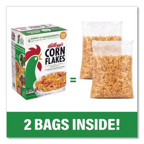 Kellogg's Corn Flakes Cereal,  2 Bags/Box,  43 oz Box (22002626)