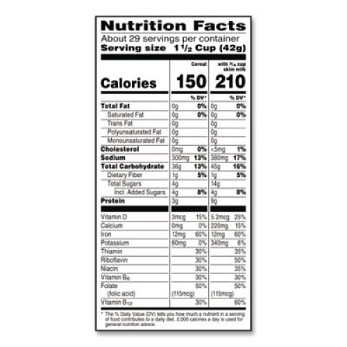 Kellogg's Corn Flakes Cereal,  2 Bags/Box,  43 oz Box (22002626)