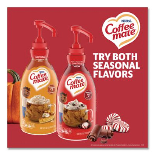 Coffee mate Liquid Coffee Creamer, Peppermint Mocha, 1.5 L Pump Bottle (29600)