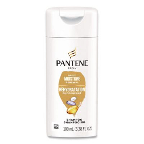 Pantene Pro V Daily Moisture Renewal Shampoo, Unscented, 3.38 oz, 24/Carton (18086)