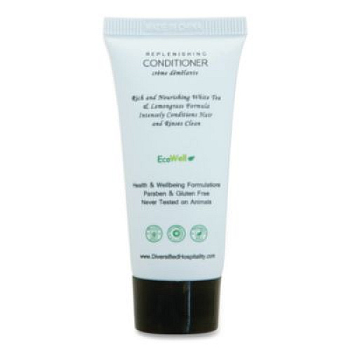 Diversified Hospitality Solutions H2O Therapy Conditioner Single Use, White Tea and Lemongrass Scent, 0.85 oz Tube, 300/Carton (007064)