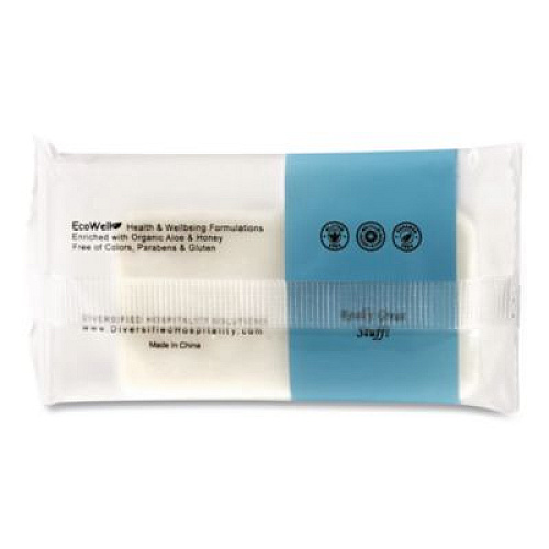 Diversified Hospitality Solutions H2O Therapy Soaps, White Tea and Lemongrass Scent, 1.1 oz Bar, 400/Carton (007095)