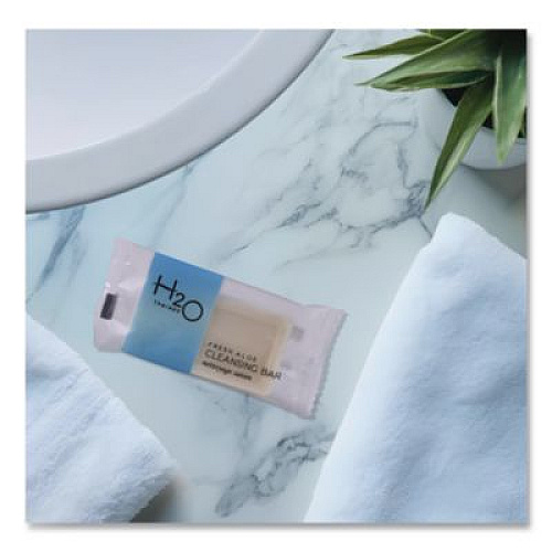 Diversified Hospitality Solutions H2O Therapy Soaps, White Tea and Lemongrass Scent, 0.5 oz Bar, 1,000/Carton (007101)