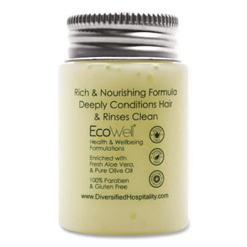 Diversified Hospitality Solutions Terra Pure Conditioner Jam Jar, Green Tea Lemongrass Scent, 1 oz Jar, 300/Carton (007477)