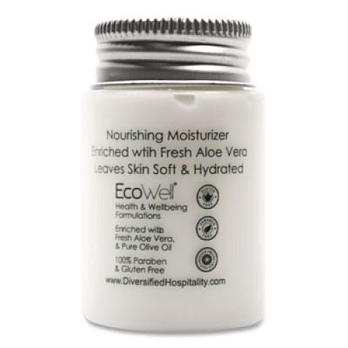Diversified Hospitality Solutions Terra Pure Body Lotion Jam Jar, 1 oz Jar, Green Tea and Lemongrass Scent, 300/Carton (007484)