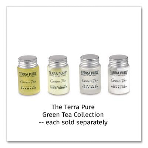 Diversified Hospitality Solutions Terra Pure Body Wash Jam Jar, Green Tea Lemongrass, 1 oz Jar, 300/Carton (007491)