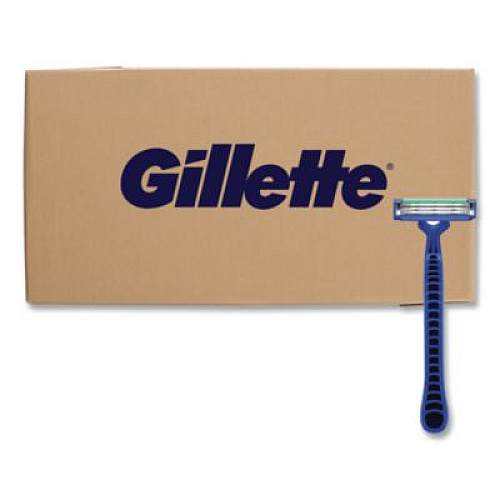 Gillette Sensor2 Disposable Razor, 3 Blades, 1,360/Carton (03915)