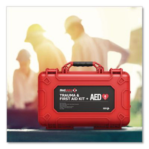 Modulator Trauma Kit with HeartSine 350P and Bleed Control - XL Rugged Hard Case, 296 Pieces (M6004)