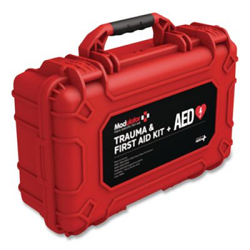 Modulator Trauma Kit with Heartsine 350P - XL Rugged Hard Case, 287 Pieces (M6001)