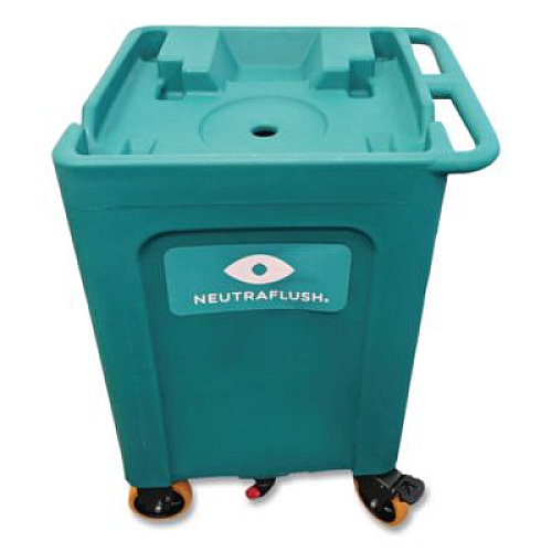 NeutraFlush Gravity Fed Eyewash Station with Drain Cart, 16 gal (NFS2048C)