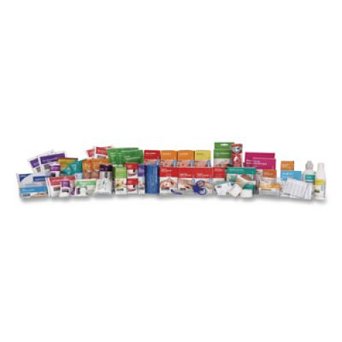 SUREFILL 150 Series Class B 4-Shelf First Aid Cabinet - Meds, 150 Person, 855 Pieces, Metal Case (SF150BMT)