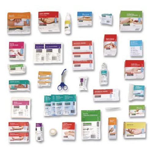 SUREFILL 100 Series Class A 3-Shelf First Aid Cabinet Refill - Meds, 576 Pieces (SF100AMTSF)