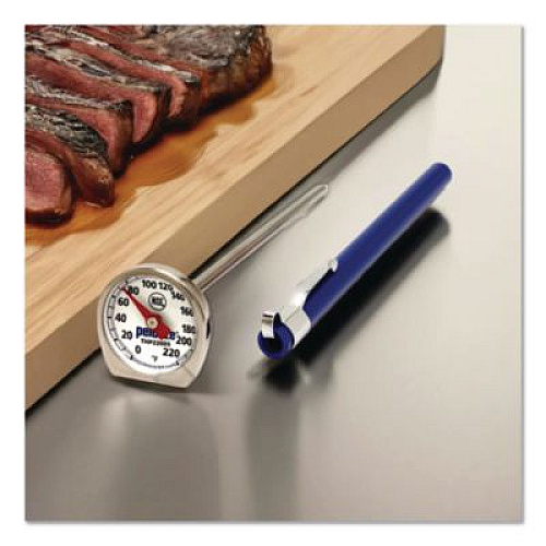 Rubbermaid Commercial Dishwasher-Safe Industrial-Grade Analog Pocket Thermometer, 0F to 220F (THP220DS)