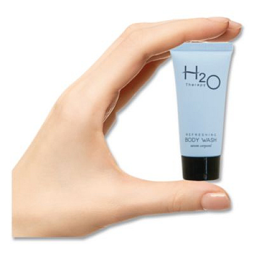 Diversified Hospitality Solutions H2O Therapy Body Wash Single Use, White Tea and Lemongrass, 0.85 oz, 300/Carton (007088)