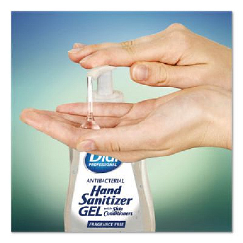 Dial Professional Gel Antibacterial Hand Sanitizer, 11 oz Pump Bottle, Fragrance-Free (35482EA)