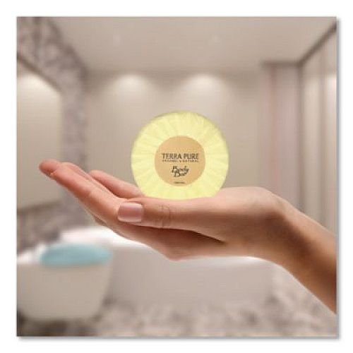 Diversified Hospitality Solutions Terra Pure Cleansing Bar, Green Tea Lemongrass, 1.25 oz, 350/Carton (002058)