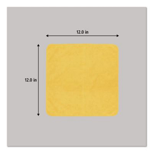 Rubbermaid Commercial Light Commercial Microfiber Cleaning Cloths, 12 x 12, Yellow, 24/Pack (1820580)