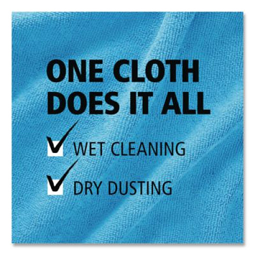Rubbermaid Commercial Microfiber Cleaning Cloths, 16 x 16, Green, 24/Pack (1820582)