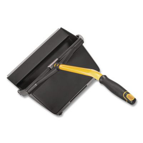 Rubbermaid Commercial Maximizer Wet/Dry Debris Pan, 16.88w x 29h, Plastic, Yellow/Black (2018806)