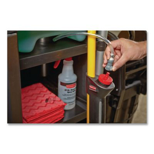 Rubbermaid Commercial HYGEN HYGEN Pulse Caddy with Clean Connect, 2 gal, White (Q96600)