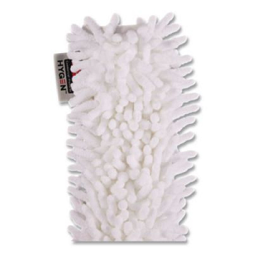 Rubbermaid Commercial HYGEN HYGEN Quick-Connect Microfiber Dusting Wand Sleeve, White, 6/Carton (Q853WHI)