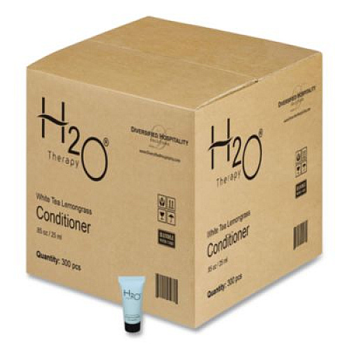 Diversified Hospitality Solutions H2O Therapy Conditioner Single Use, White Tea and Lemongrass Scent, 0.85 oz Tube, 300/Carton (007064)