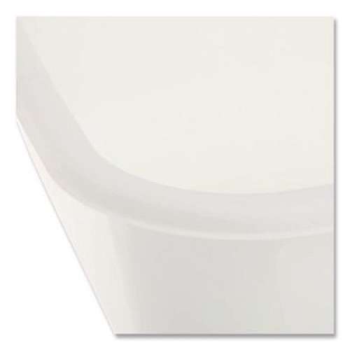 Rubbermaid Microban Dishpan, 4.5 gal, 14.5" x 12.5" x 5.7", White, 6/Carton (2951ARWHTCT)