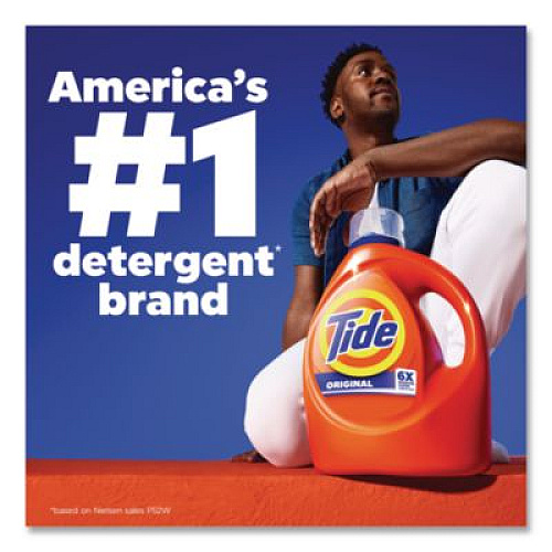 Liquid Tide Laundry Detergent, 32 Loads, 40 oz Bottle, 6/Carton (12117CT)