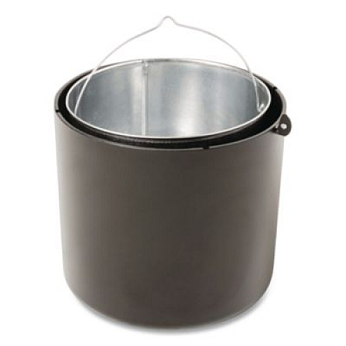 Rubbermaid Commercial Infinity Traditional Smoking Receptacle, 4.1 gal, 13 dia x 39h, Antique Pewter (9W33APE)