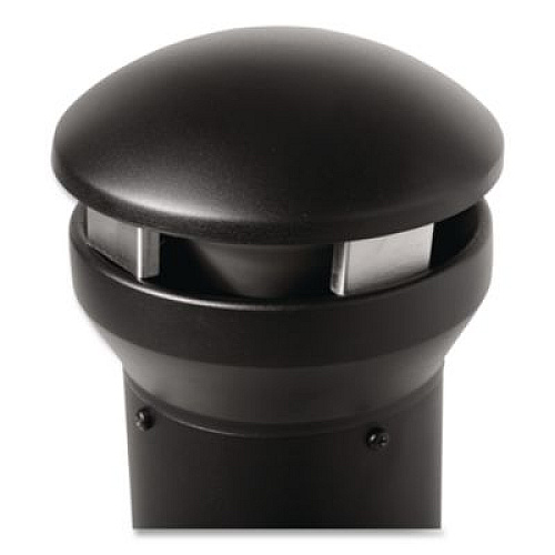 Rubbermaid Commercial Infinity Traditional Smoking Receptacle, 4.1 gal, 13 dia x 39h High, Black (9W33BLA)