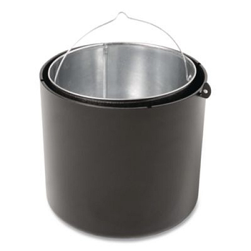 Rubbermaid Commercial Infinity Traditional Smoking Receptacle, 4.1 gal, 13 dia x 39h High, Black (9W33BLA)