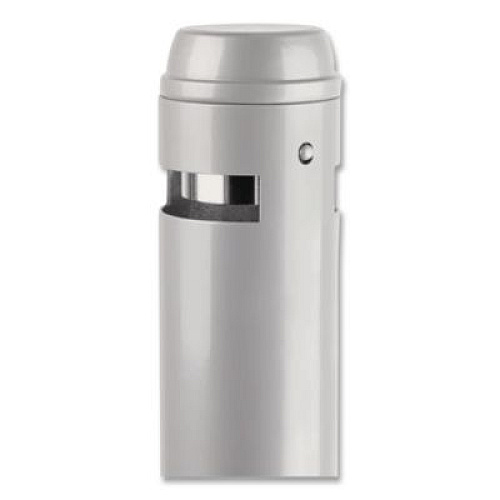 Rubbermaid Commercial Smoker's Pole, Round, Steel, 0.9 gal, 4 dia x 41h, Silver (R1SM)