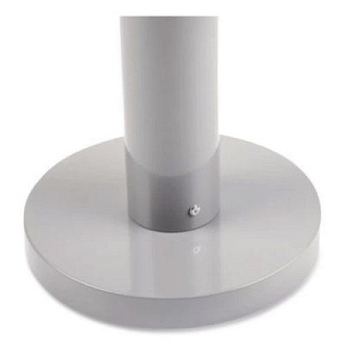 Rubbermaid Commercial Smoker's Pole, Round, Steel, 0.9 gal, 4 dia x 41h, Silver (R1SM)