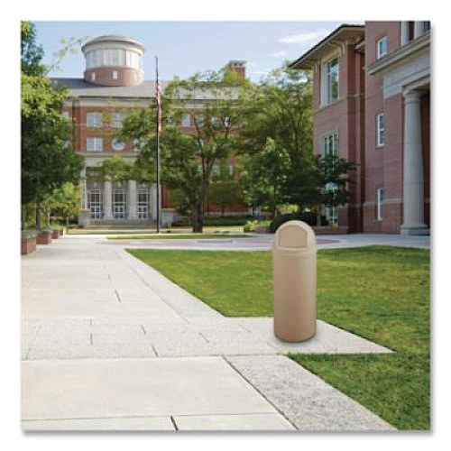 Rubbermaid Commercial Marshal Classic Container, 25 gal, Plastic, Beige (817088BG)