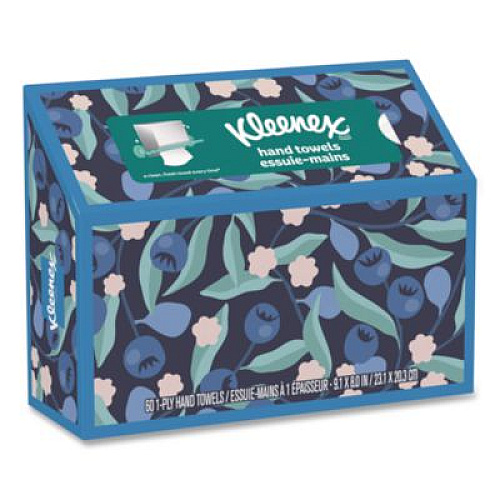 Kleenex Hand Towels in a POP-UP* Box, 1-Ply, 6.8 x 9, White, 60/Box, 6 Boxes/Carton (38586CT)