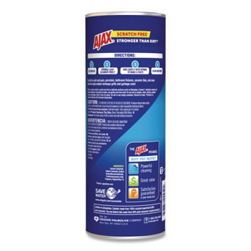 Ajax Powder Cleanser with Bleach, Fresh Scent, 21 oz Canister, 12/Carton (61034403CT)