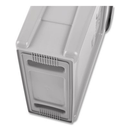Rubbermaid Commercial Slim Jim Under-Counter Container, 13 gal, Polyethylene, Gray (2026695)