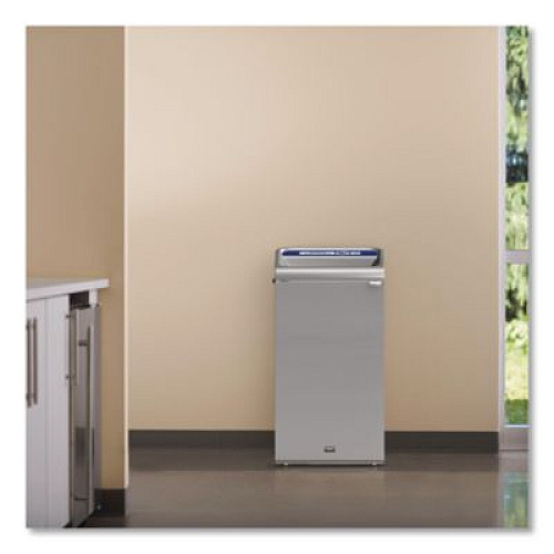 Rubbermaid Commercial Configure Indoor Recycling Waste Receptacle, Organic Waste, 23 gal, Metal, Gray (1961627)