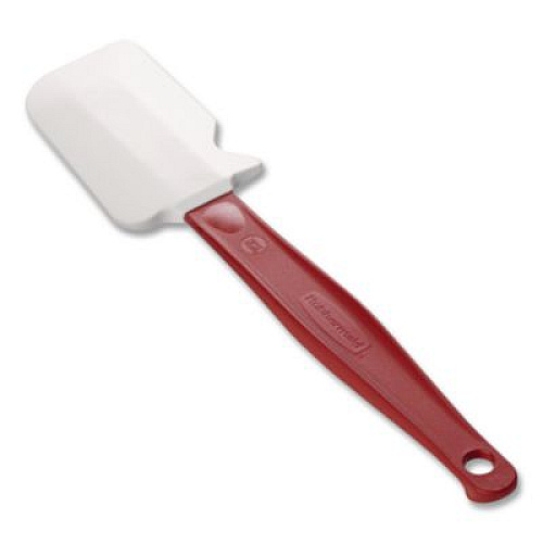Rubbermaid Commercial High-Heat Cook's Scraper, Plastic, 9.5", Red/White (1962RED)