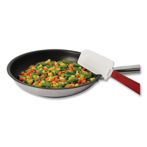 Rubbermaid Commercial High-Heat Cook's Scraper, Plastic, 9.5", Red/White (1962RED)