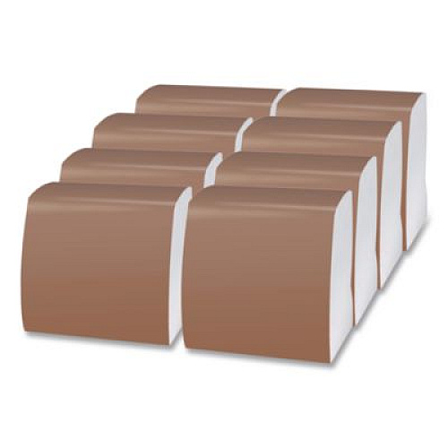 Scott 1/4-Fold Dinner Napkins, 1-Ply, 16.75  x 17, White, 250/Pack, 16/Carton (98171)
