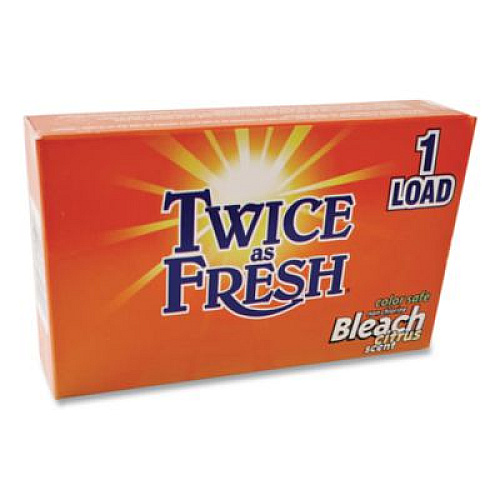 Twice as Fresh Color Safe Powder Bleach Vend Pack, 1 Load Box, 100/Carton (2979697)
