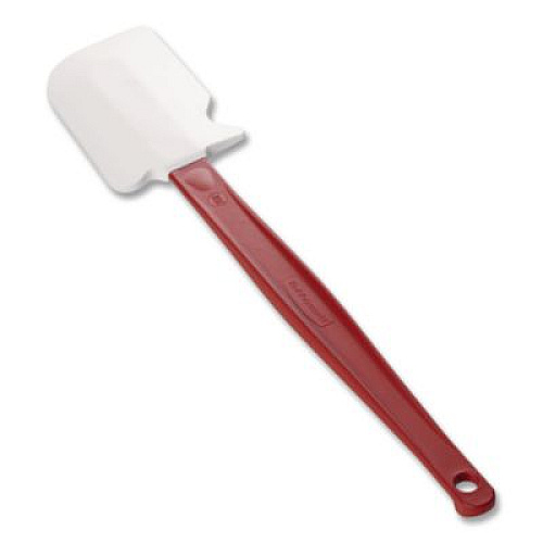 Rubbermaid Commercial High-Heat Cook's Scraper, Plastic, 13.5", Red/White (1963RED)