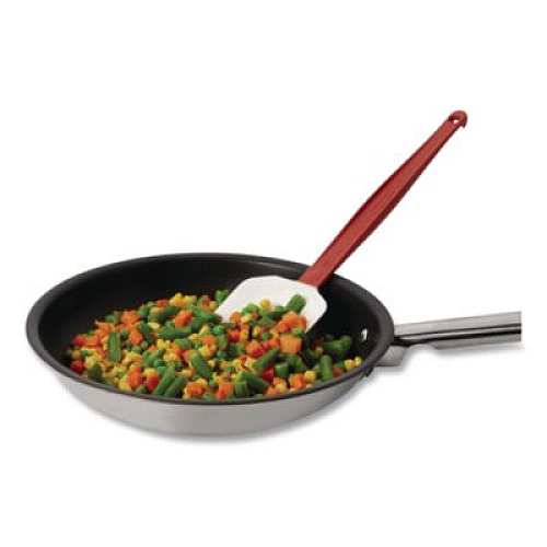Rubbermaid Commercial High Heat Scraper Spoon, Plastic, 13.5", Red/White (1967RED)
